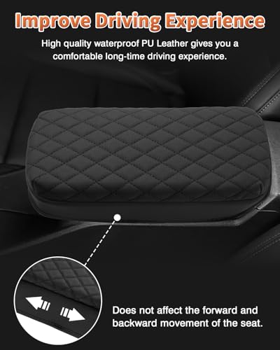 Custom for 2024 2025 2026 Chevy Trax Center Console Cover Armrest Cover for Chevrolet Trax LS (Size for Chevy Trax 2024-2026)