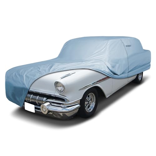 Car Cover Waterproof All Weather for 1955 (Sky Gray / 65. Safari Wagon 1955-1957)