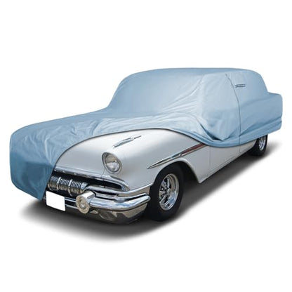 Car Cover Waterproof All Weather for 1955 (Sky Gray / 65. Safari Wagon 1955-1957)