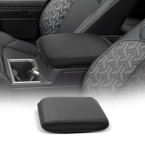 for 2024 2025 2026 Toyota Tacoma Center Console Cover Armrest Box Cover for Tacoma (Toyota Tacoma-Thin black)