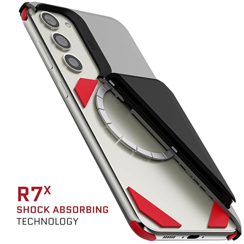 EXEC Wallet Galaxy S23 Plus Case with Detachable Magnetic Credit Card Holder Supports Wireless Charging Premium Shockproof Protective Covers Designed for 2023 Samsung Galaxy S23+ (Galaxy S23 Plus / Gray)