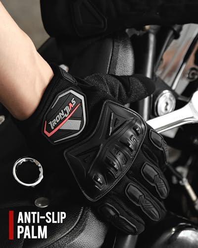 Summer Motorcycle Gloves for Men and Women Touchscreen Biker Gloves (Medium / 016-Pink)