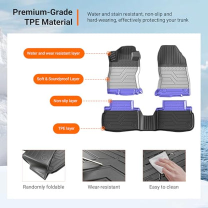 Floor Mats Cargo Mat Compatible with 2019