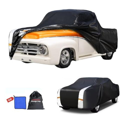 Ford F 100 Truck Cover Custom Fit 1953 (B.Fit F-100(1953-1983) SB / Black Truck Cover)