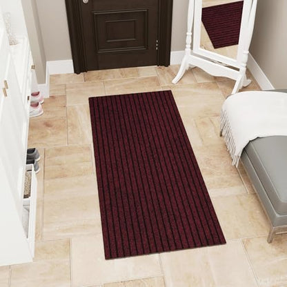 2x2 Indoor Outdoor Door Mat (Red / 2' x 2' (Mat))