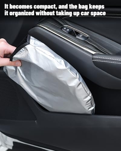 American Flag Car Windshield Sun Shade Compatible with GMC Sierra 1500 2500 3500 2014 (for GMC Sierra 2014-2018 - USA Flag)