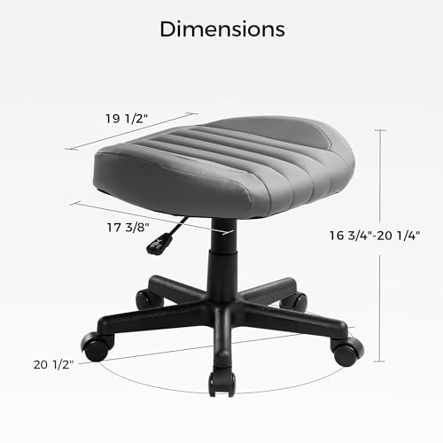 Height Adjustable Foot Stool (Grey)