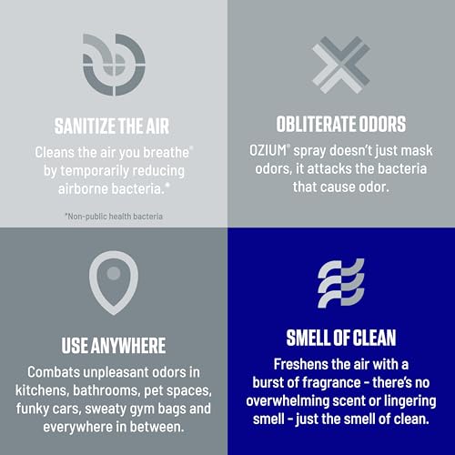 3.5 Oz. Air Sanitizer and Odor Eliminator Spray (3.5 Ounce (Pack of 4))