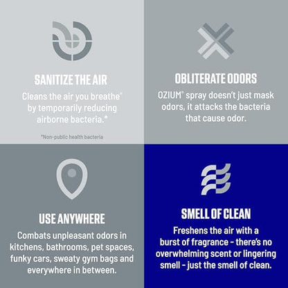 3.5 Oz. Air Sanitizer and Odor Eliminator Spray (3.5 Ounce (Pack of 4))