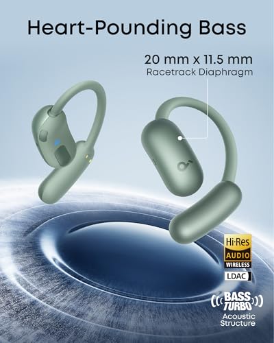 AeroFit 2 by Anker Open Ear Earbuds (Minty Green / Standard / Standard)