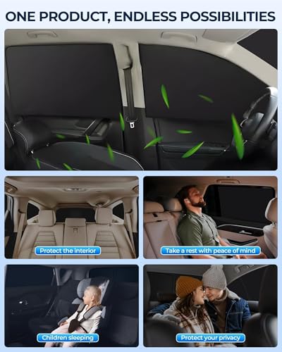 Car Window Shades for Chrysler Pacifica (fit for Chrysler Pacifica/Pacifica Hybrid 17-25)