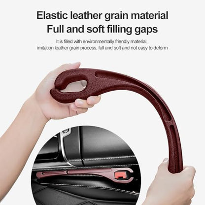 2PCS Car Seat Gap Filler Organizer with Phone Holder (Red)