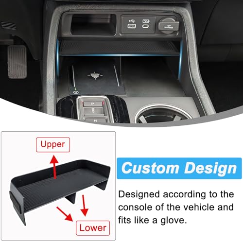 Upgraded Center Console Organizer for 2023 2024 2025 Honda Pilot Accessories ABS Plastic Material Insert Divider Storage Box Car Accessories