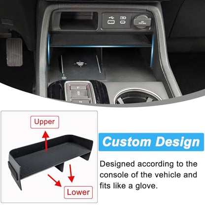 Upgraded Center Console Organizer for 2023 2024 2025 Honda Pilot Accessories ABS Plastic Material Insert Divider Storage Box Car Accessories
