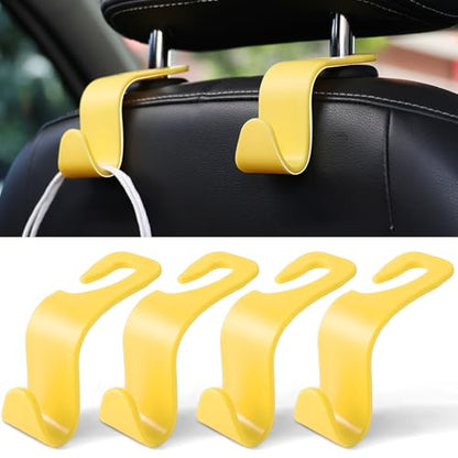 Car Seat Headrest Hook (Yellow)
