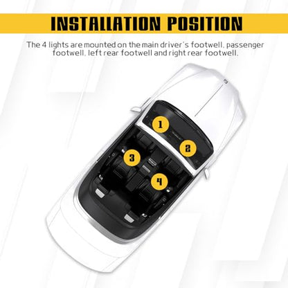 Car Interior LED Lights (Ice Blue)