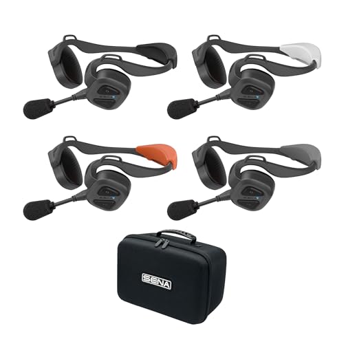 Nautitalk Bosun On Board Crew Communication Headset for Sailing & Yachting (4-Quad Pack)