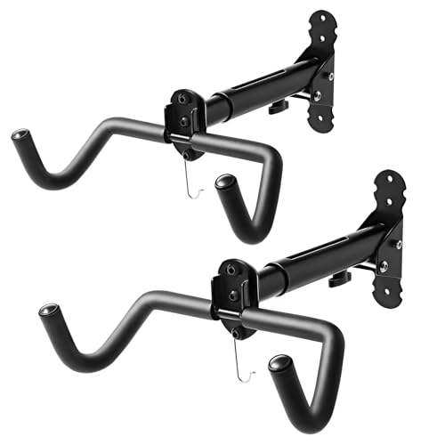 Bike Wall Mount Hanger (Black 2Pack)