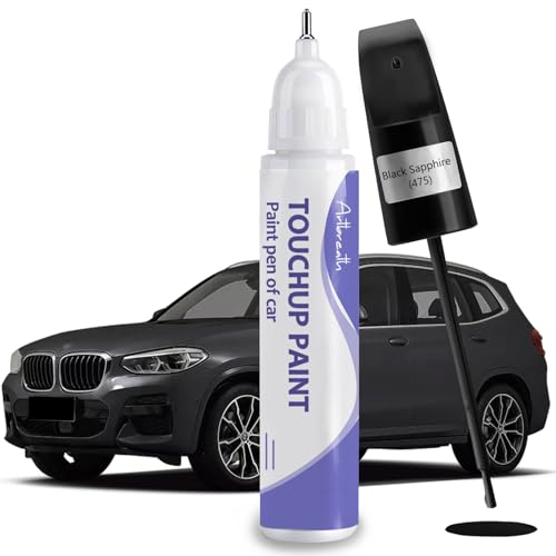 Black Sapphire 475 Touch Up Paint for BMW OEM Color Match Car Paint Pen (Black Sapphire (475))