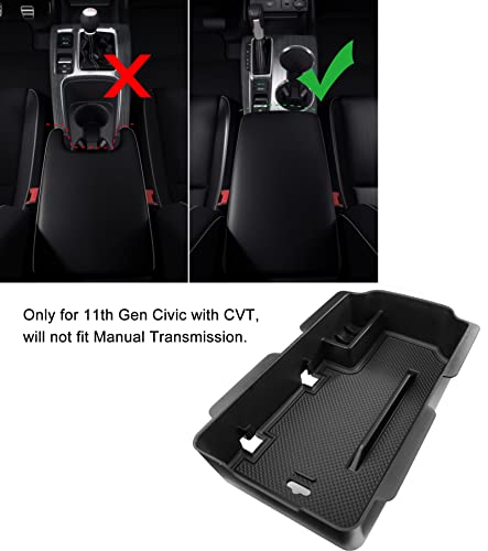 Armrest Storage Box Insert Tray for Honda Civic 2022 (Armrest Box)