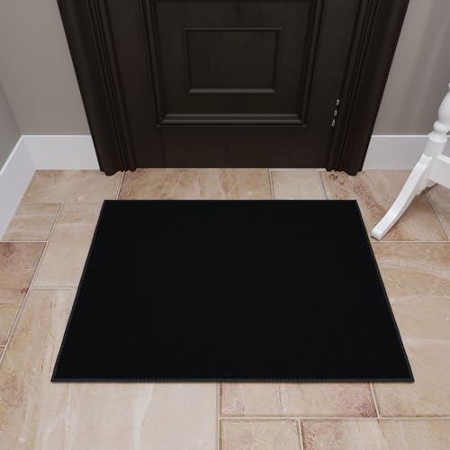 2x2 Indoor Door Mat (Solid Black)