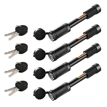Trailer Hitch Locks (3-1/2pin / Keyed Alike 4pack)
