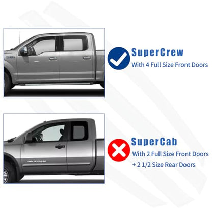 Window Rain GuardsFit for 2001 (For 2001-2003 F150 SuperCrew)