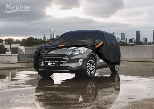 7 Layers Waterproof SUV Car Cover for Ford Escape 2000 (PE-Black / Custom Fit Ford Escape)