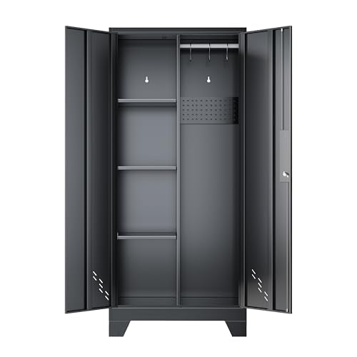 Metal Garage Storage Cabinet for Home (Black / 61 "H Storage Cabinet)