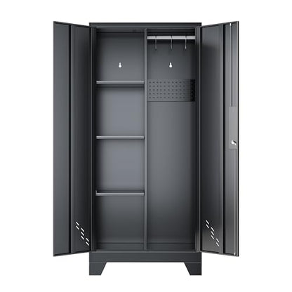 Metal Garage Storage Cabinet for Home (Black / 61 "H Storage Cabinet)