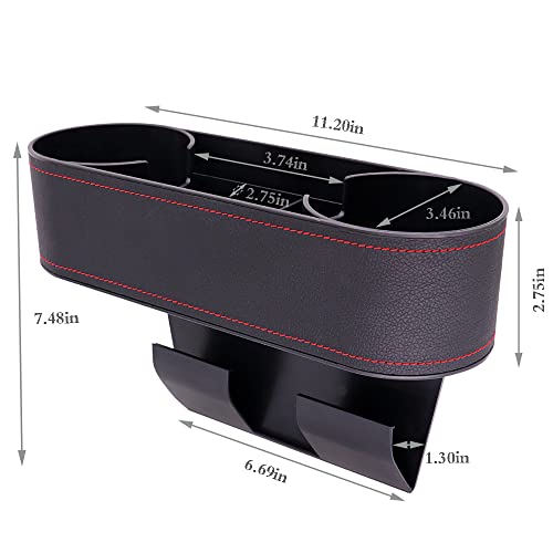 Car Cup Holder Seat Gap Organizer (black)
