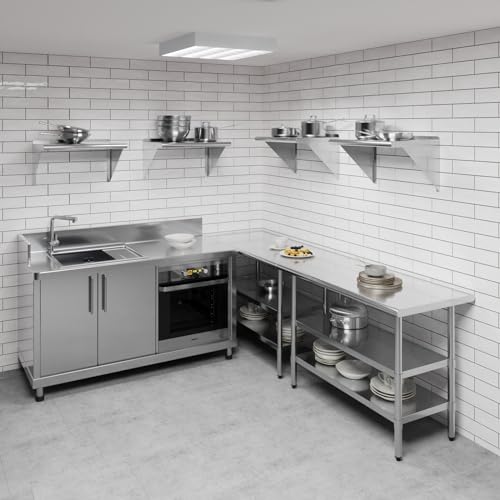 24" Long X 16" Deep Stainless Steel Wall Shelf (24 in. x 16 in.)