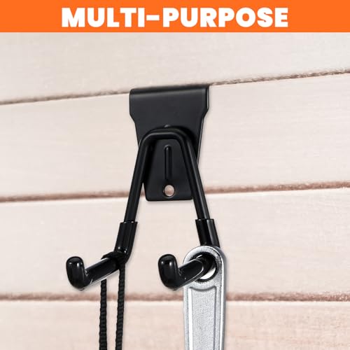 12 Pack Slatwall Hooks Heavy Duty Slatwall Accessories Garage Slatwall Hooks and Hangers Small U Hook