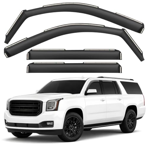Window Deflectors Smoke Tinted In (For Yukon XL 15-20)