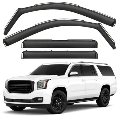 Window Deflectors Smoke Tinted In (For Yukon XL 15-20)
