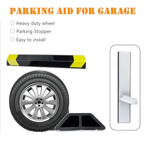 16" Heavy Duty Parking Aid for Garage (2Pack 16" Stopper)