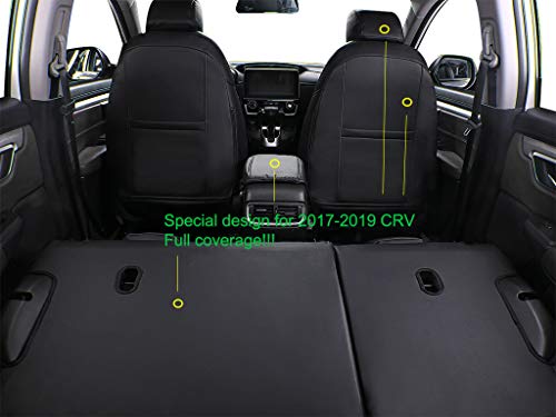 Car Accord & Hybrid Seat Covers 2023 (Black / 2023-2026 Accord & Hybrid;Rear 40/60 Split)