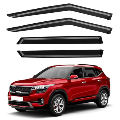Window Visors Rain Guards for 2021 2022 2023 2024 2025 2026 Kia Seltos (2021-2024 Kia Seltos)