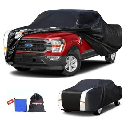 Ford F 150 Truck Cover Custom Fit 1997 (B.Fit F-150(1997-2026) Regular Cab LB / Black Truck Cover)