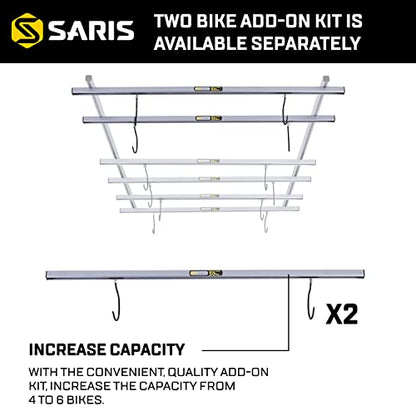 Glide Bike Storage Ceiling Rack Grey (Storage Ceiling Rack)