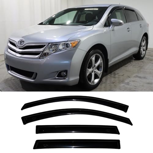 Window Visors Rain Guards for 2009 (2009-2016 Toyota Venza)