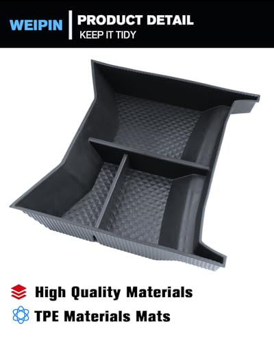 for Lower Center Console Organizer Tray Compatible with 2022 (IX 22-26 Lower Center Tray)