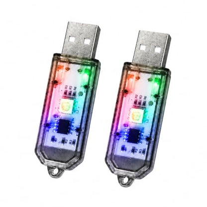 2PCS Mini USB LED Lights (Colorful)