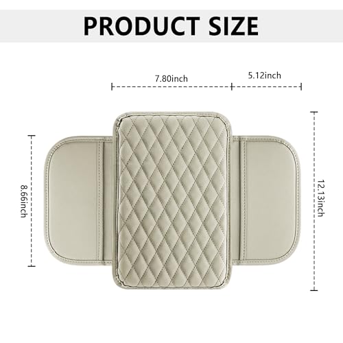 Upgraded Car Center Console Cover (Light Beige)