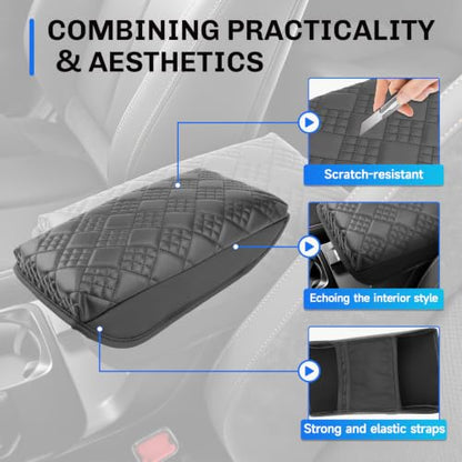 for 2026 Subaru Forester Armrest Cover [Updated Larger Console Only]