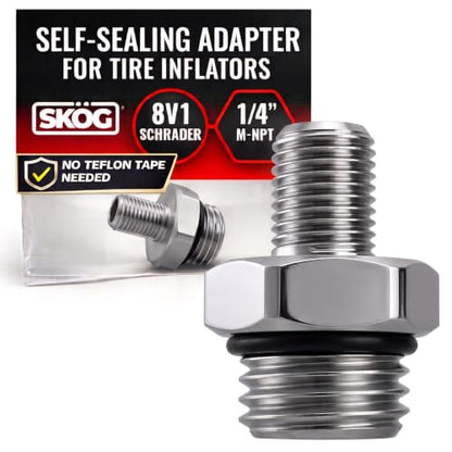 Self Sealing Tire Inflator Adapter (1-Pack)