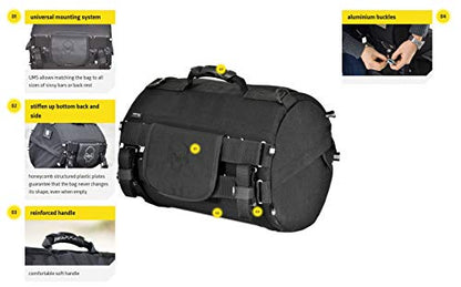 TUBE motorcycle travel luggage (M / Leather)