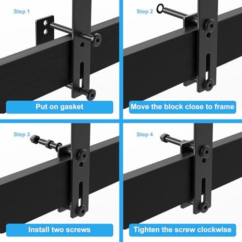 Mattress Retainer Bar Keep Mattress Stopper from Sliding Slide Stopper to Prevent Sliding Holder in Place Gripper (4 Pcs - Regular)