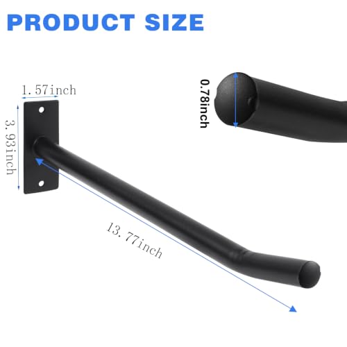 Garage Storage Mechanism Wall Mounted (Black (3-pack))