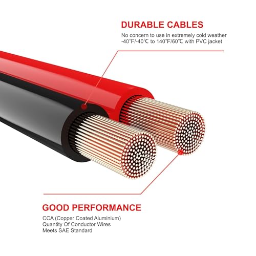1 Gauge 30 Feet Heavy Duty Jumper Cables (1 Gauge 30 feet (Standard))